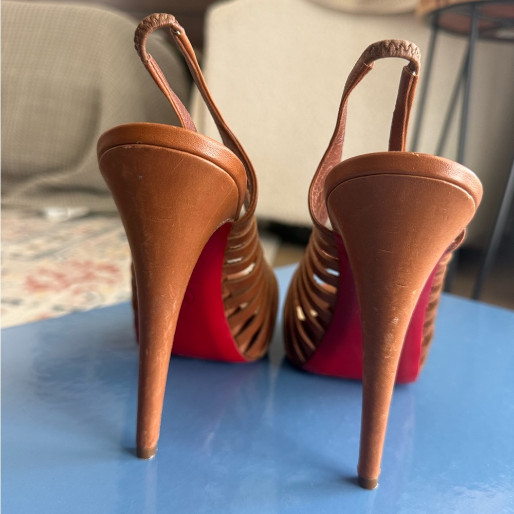 Louboutin Slingback Heels Sandals - Picture 4 of 5